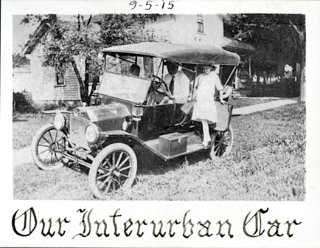 Our Interurban Car, September 9, 1915.